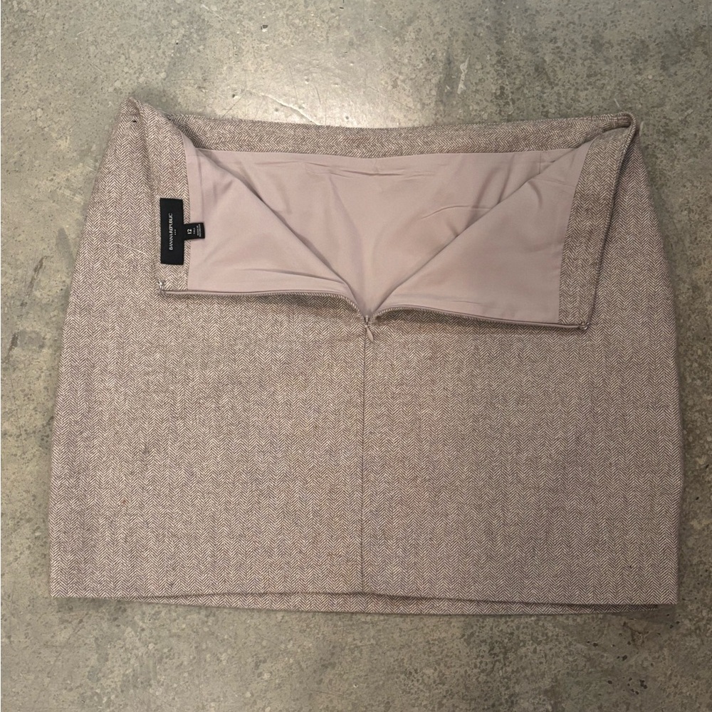 Banana Republic Light Taupe Tweed Pencil Skirt